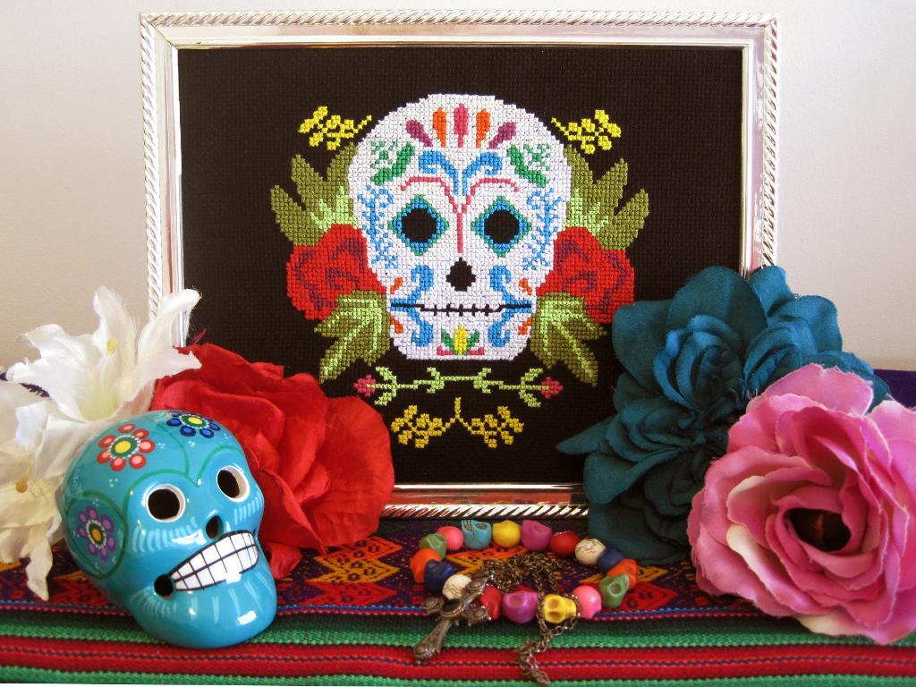 Day Of The Dead Embroidery Patterns Globally Inspired Traditional Embroidery Patterns And Motifs