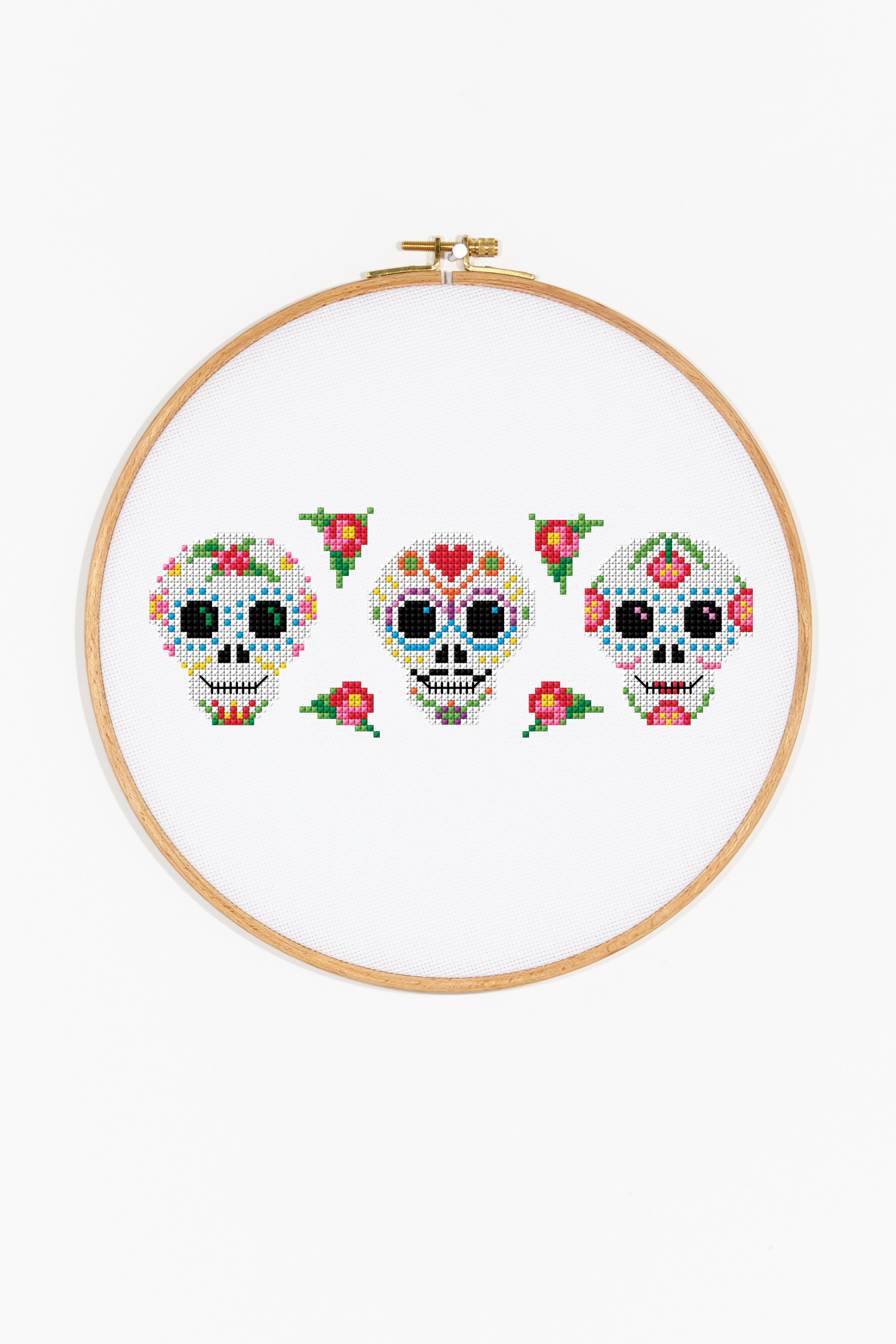 Day Of The Dead Embroidery Patterns Mexican Day Of The Dead Pattern Free Cross Stitch Patterns Dmc