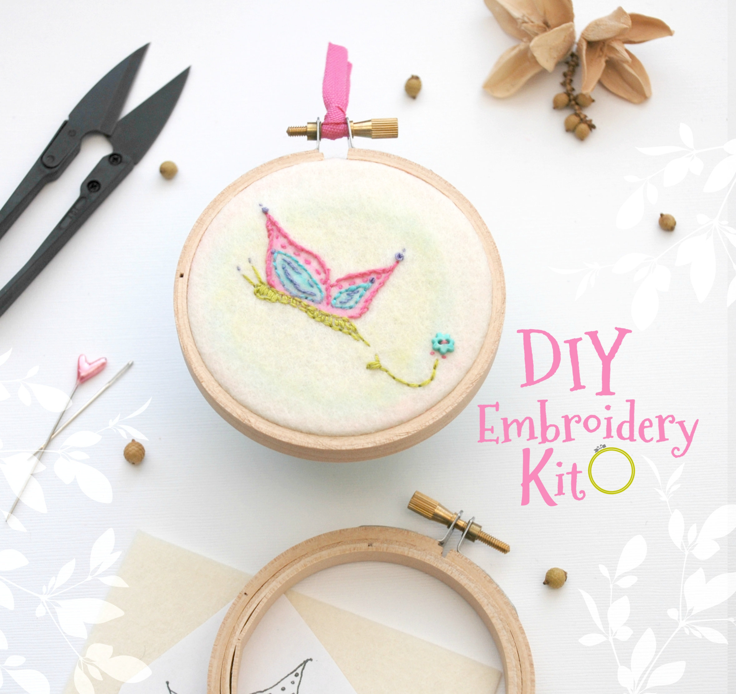 Diy Embroidery Patterns Butterfly Embroidery Patterns Diy Embroidery Kit Kids Cute Stitching Patterns Diy Beginners Stitching Kit Iron On Butterfly Diy