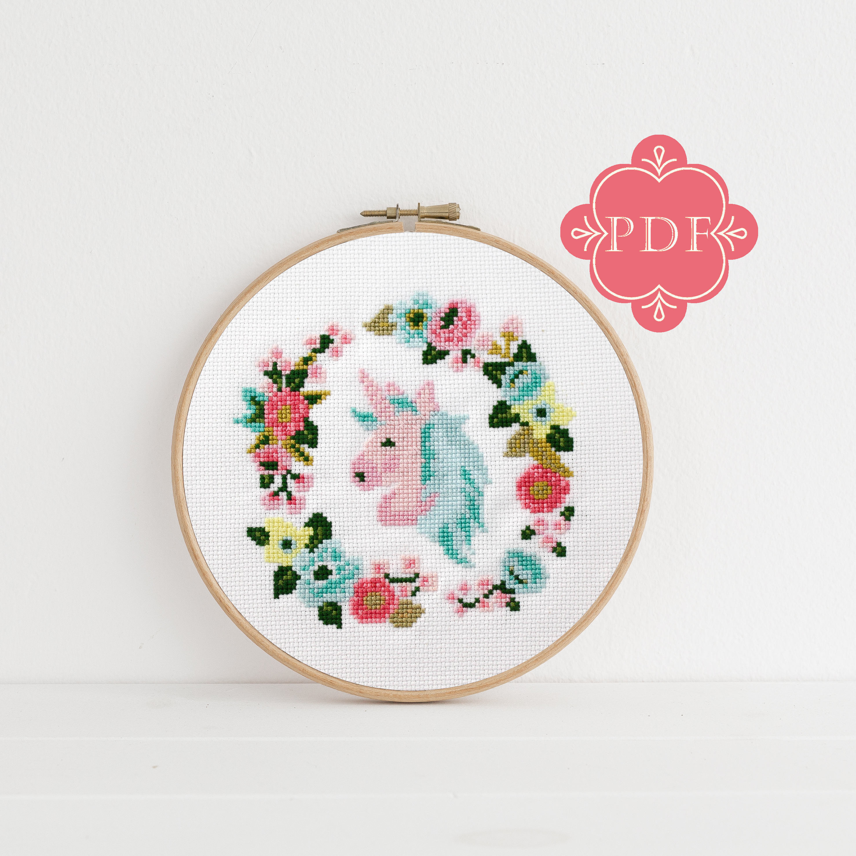 Diy Embroidery Patterns Pdf Counted Cross Stitch Unicorn Cross Stitch Diy Embroidery