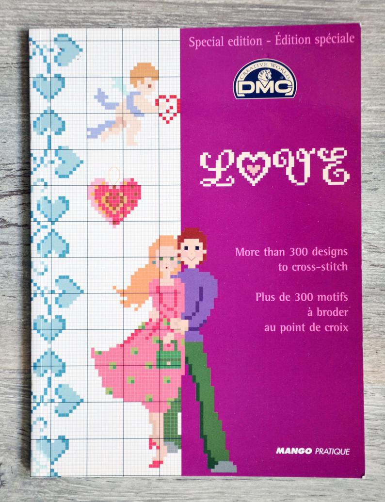 Dmc Embroidery Patterns Dmc Booklet Love 300 Embroidery Patterns