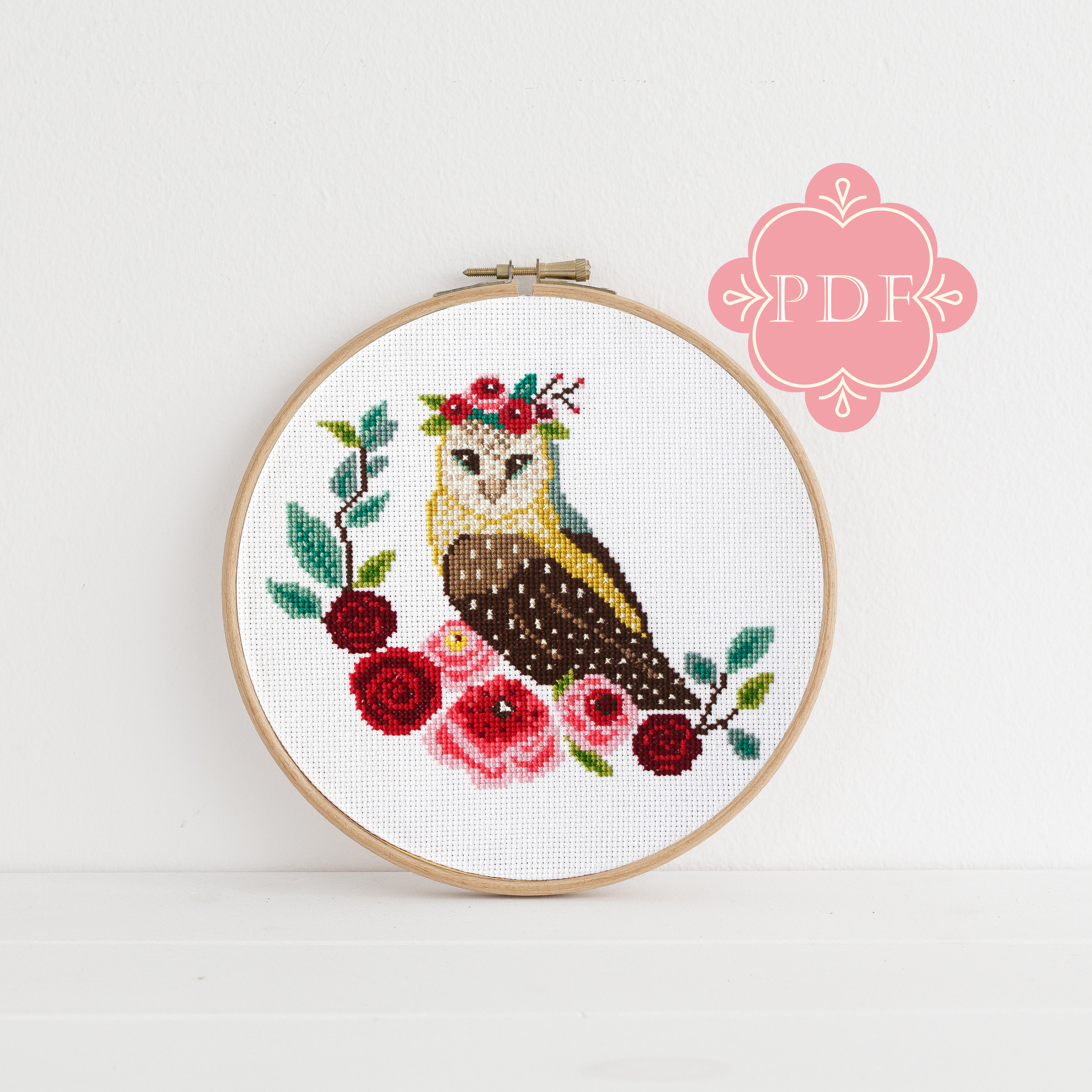 Dmc Embroidery Patterns Pdf Counted Cross Stitch Owl Owl Cross Stitch Diy How To