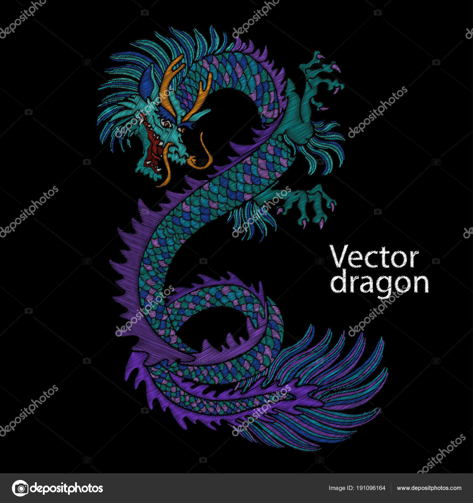 Dragon Embroidery Pattern Japanese Dragon Paintings Embroidery Of Chinese Dragon Classical