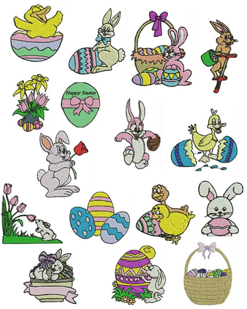 Easter Embroidery Patterns 18 Free Easter Designs Images Easter Free Machine Embroidery