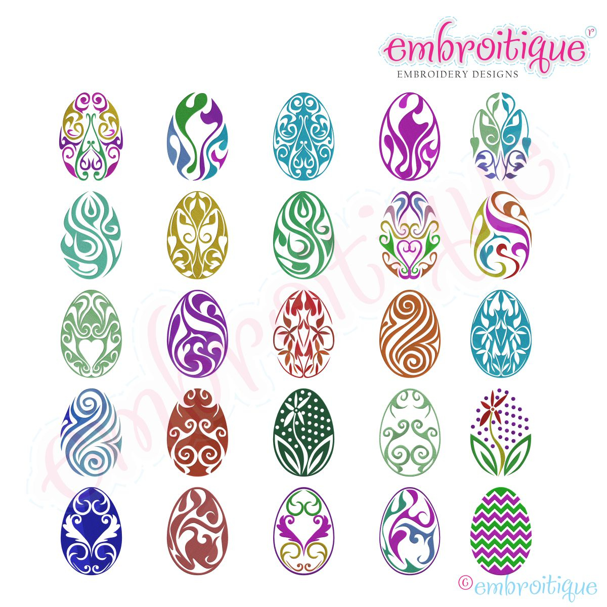 Easter Embroidery Patterns Easter Egg Embroidery Design