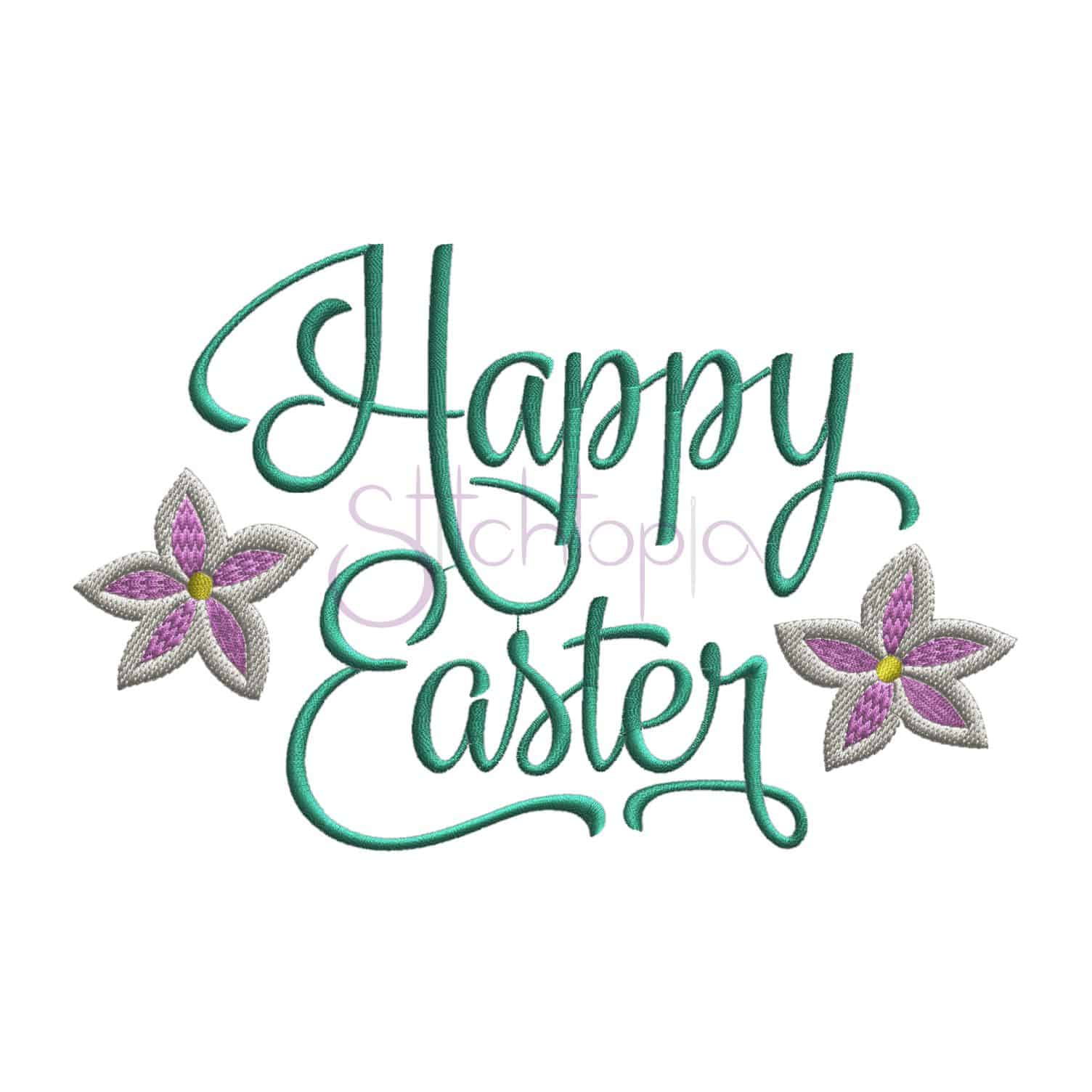 Easter Embroidery Patterns Happy Easter Embroidery Design