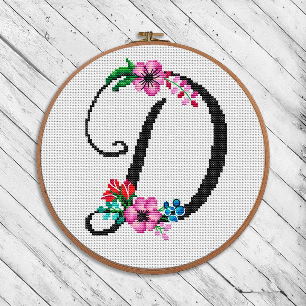 Embroidery Alphabet Patterns Cross Stitch Letter Patterns Imaxinaria
