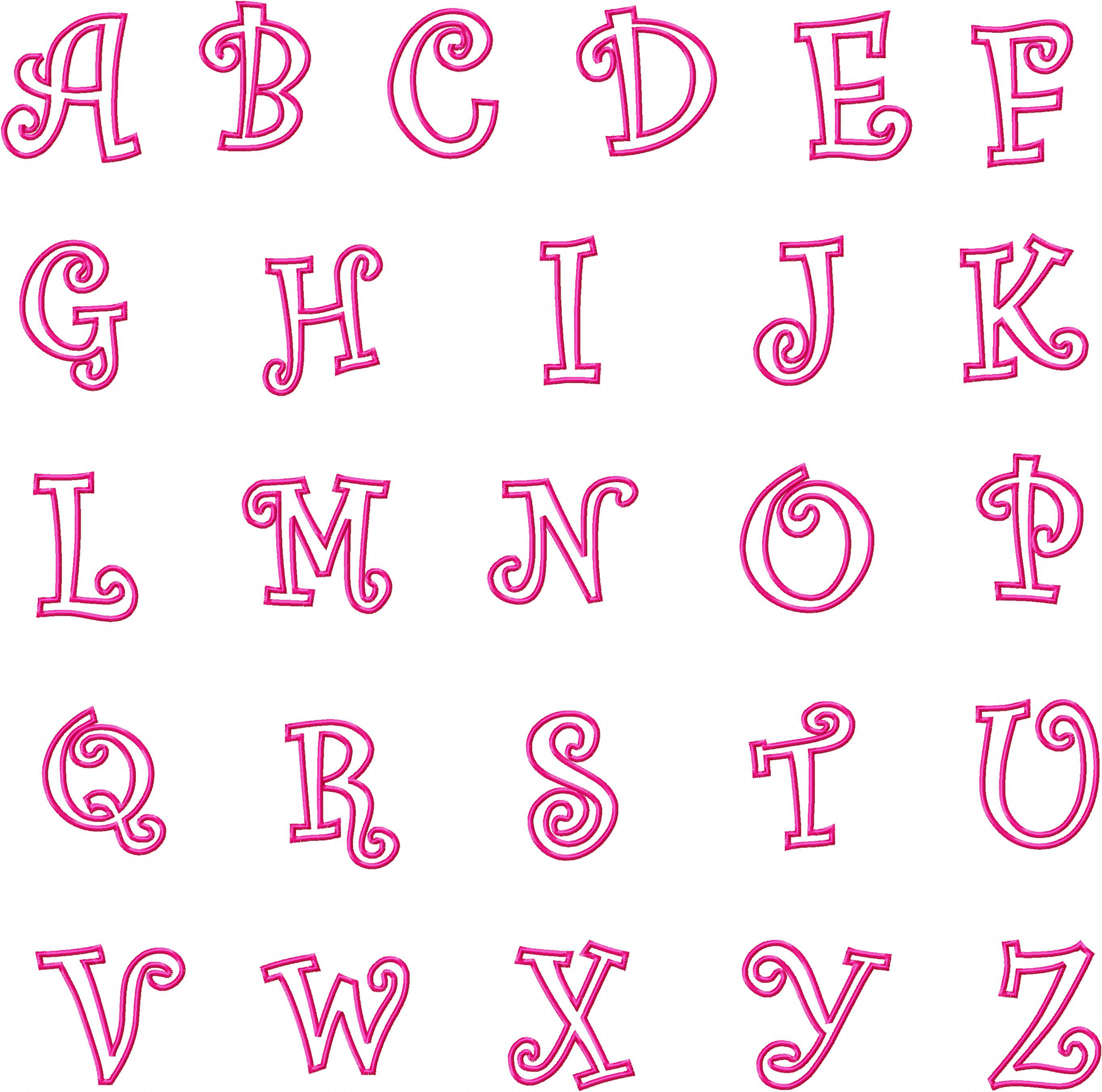 Embroidery Alphabet Patterns Free Embroidery Font Deal 50 Machine Embroidery Fonts