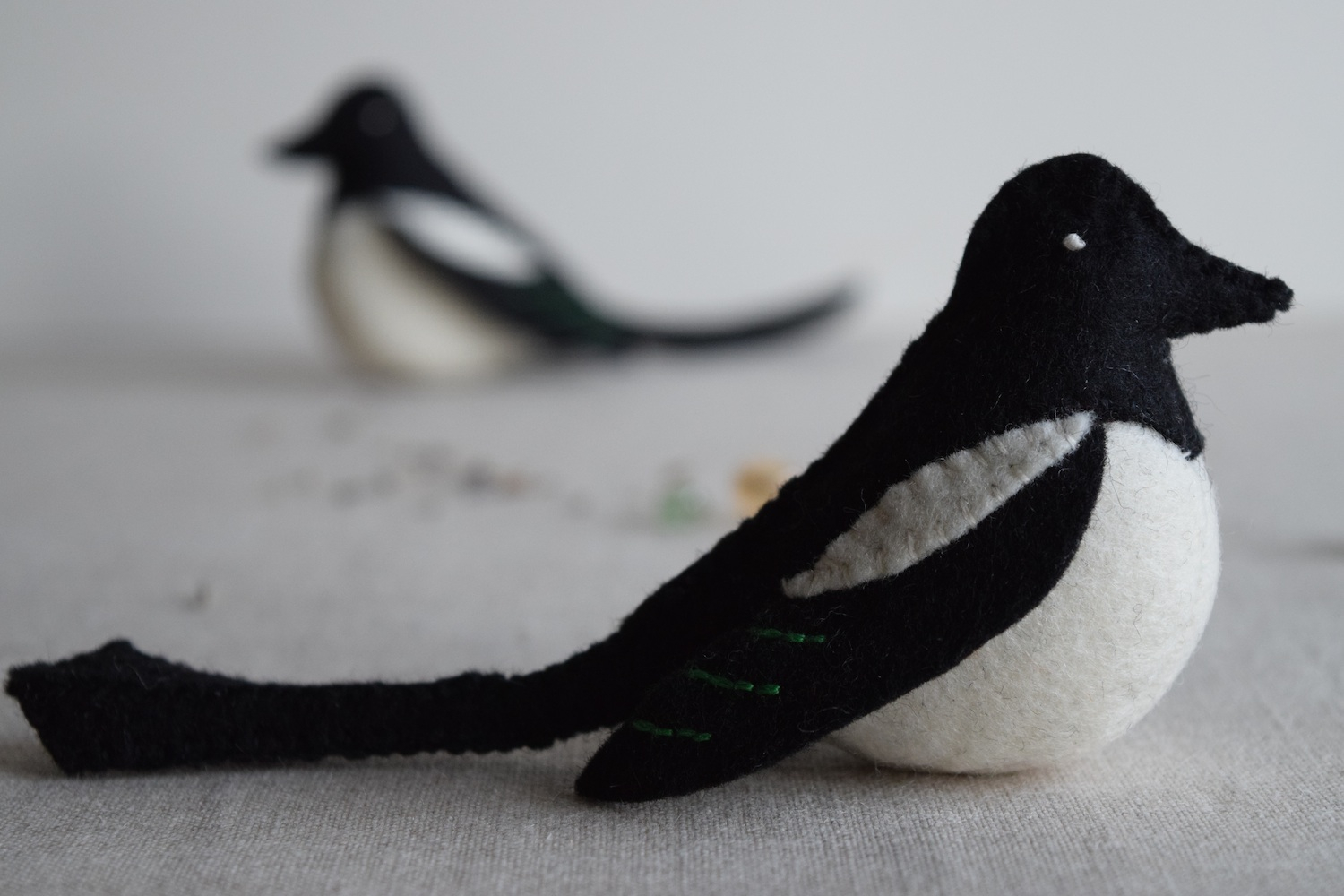Embroidery Bird Patterns Rosa Mae Magpie Sewing Pattern Diy Embroidery Sewing Pattern For Bird Softie Magpie Soft Toy Tutorial