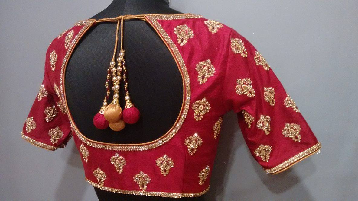 Embroidery Blouse Patterns 5 Places In Chennai You Can Pick The Best Bridal Blouse Designs