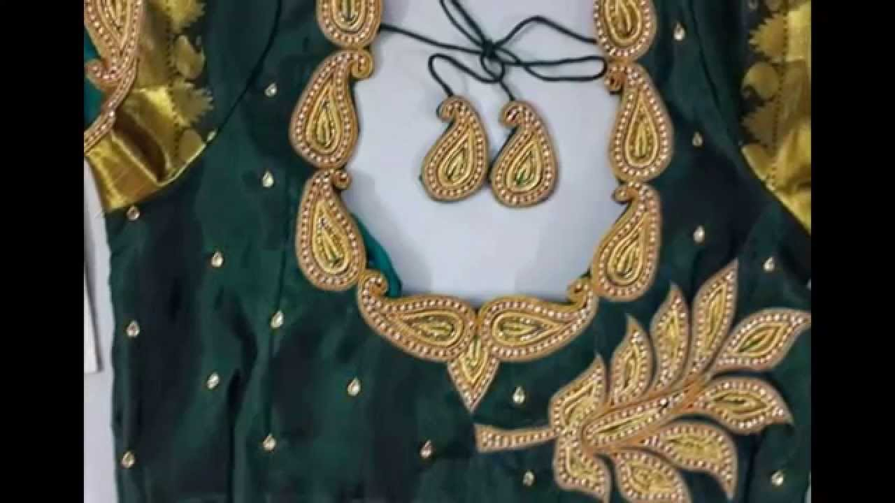 Embroidery Blouse Patterns Embroidery Blouse Designs Boutiquesarees