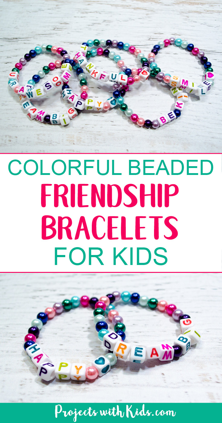 Embroidery Bracelet Patterns Colorful Beaded Friendship Bracelets For Kids Projects With Kids