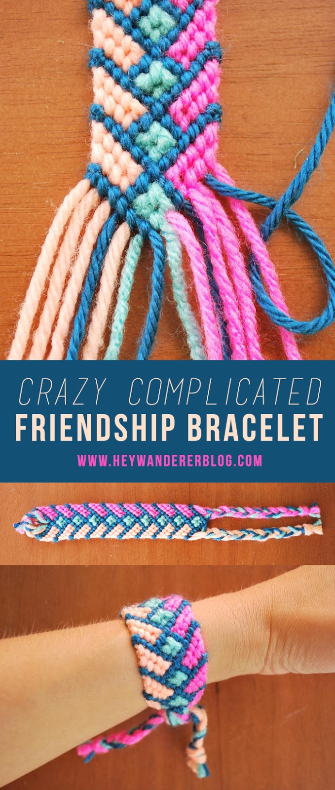 Embroidery Bracelets Patterns Diy The Crazy Complicated Friendship Bracelet
