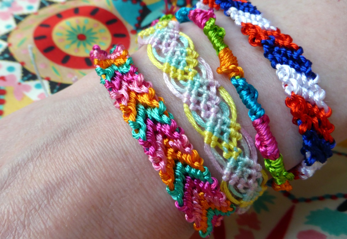 Embroidery Bracelets Patterns How To Make Friendship Bracelets Hobcraft Blog