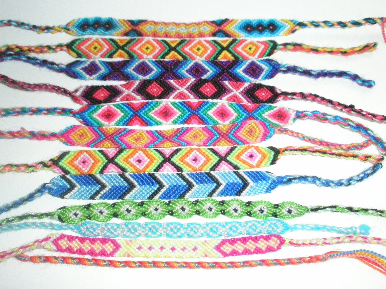 Embroidery Bracelets Patterns Pretty Design Embroidery Thread Bracelets Diy Friendship 5 Easy
