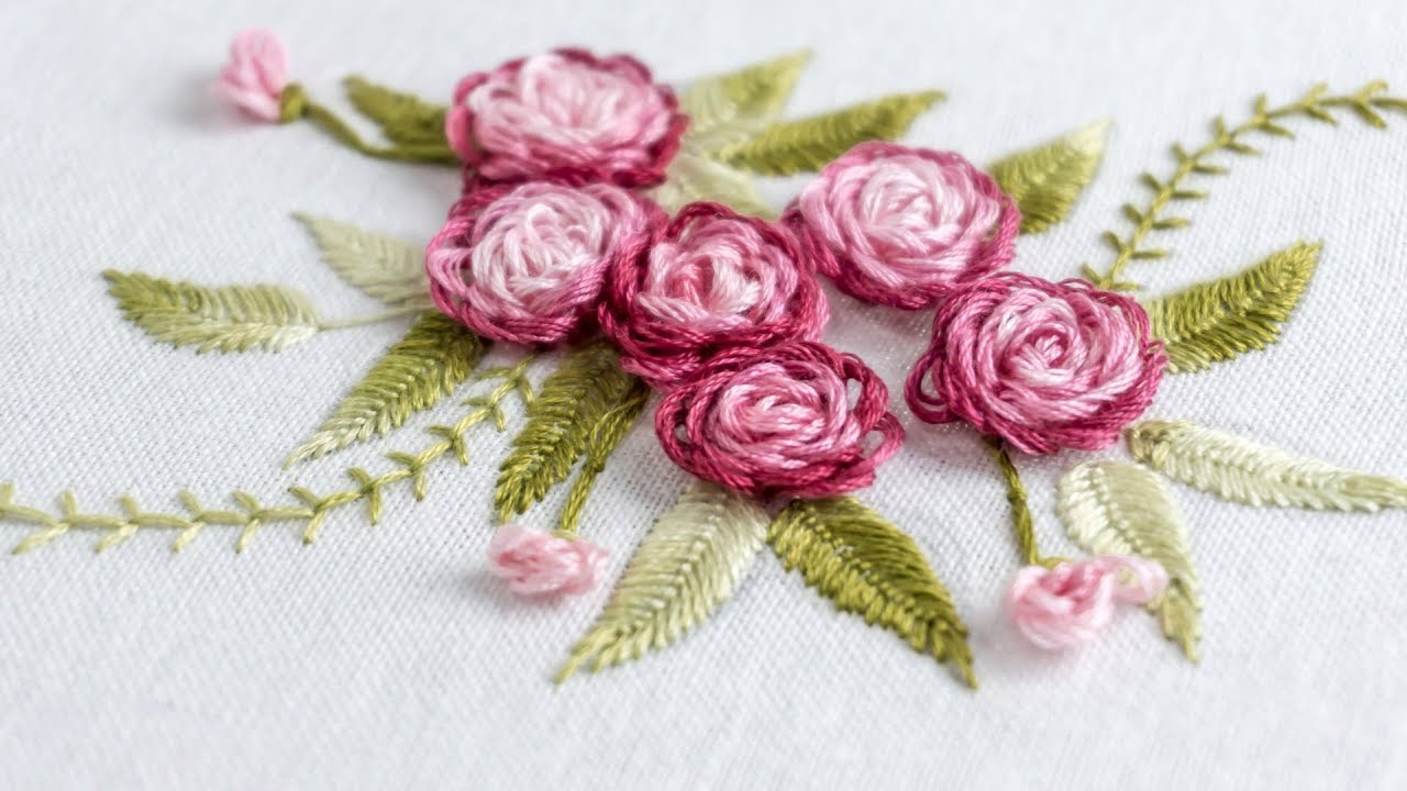 Embroidery By Hand Patterns Hand Embroidery Stitch Your Flower Patterns With Handiworks