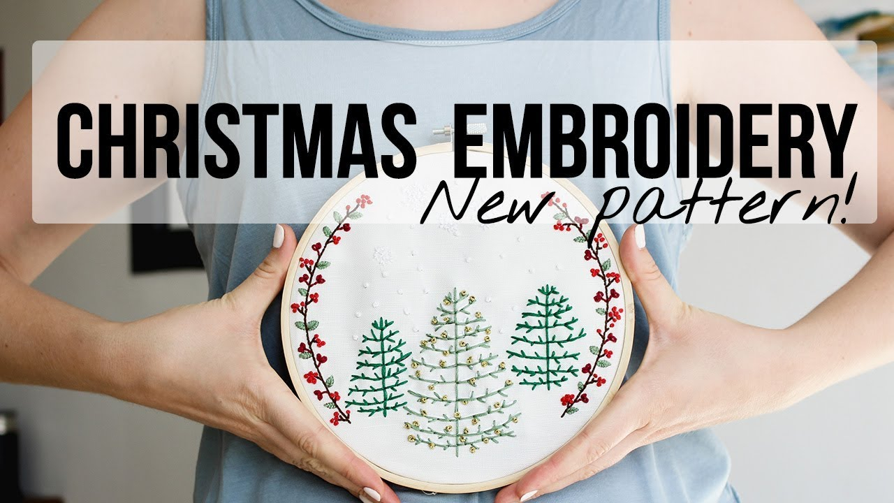 Embroidery Christmas Patterns How To Make Christmas Embroidery