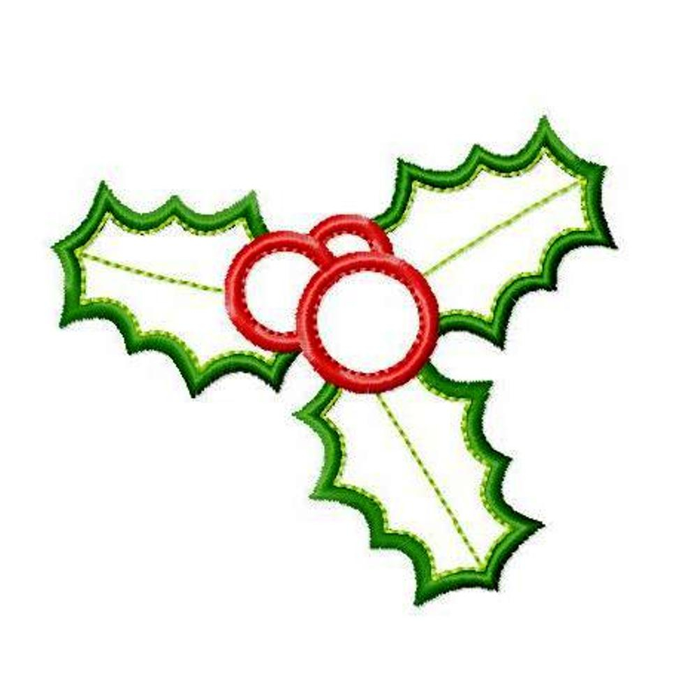 Embroidery Design Patterns Christmas Holly