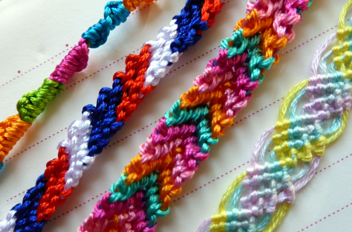 Embroidery Floss Bracelet Patterns How To Make Friendship Bracelets Hobcraft Blog