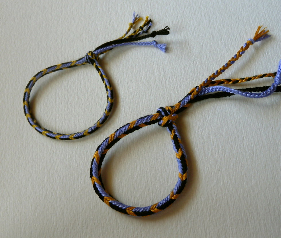 Embroidery Floss Bracelets Patterns Bracelet With Chevrons Loop Braiding