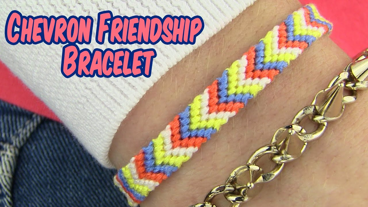 Embroidery Floss Friendship Bracelet Patterns Diy Chevron Friendship Bracelet