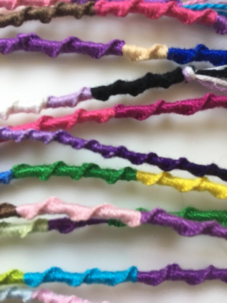 Embroidery Floss Friendship Bracelet Patterns Twisty Spiral Friendship Bracelets Anklets