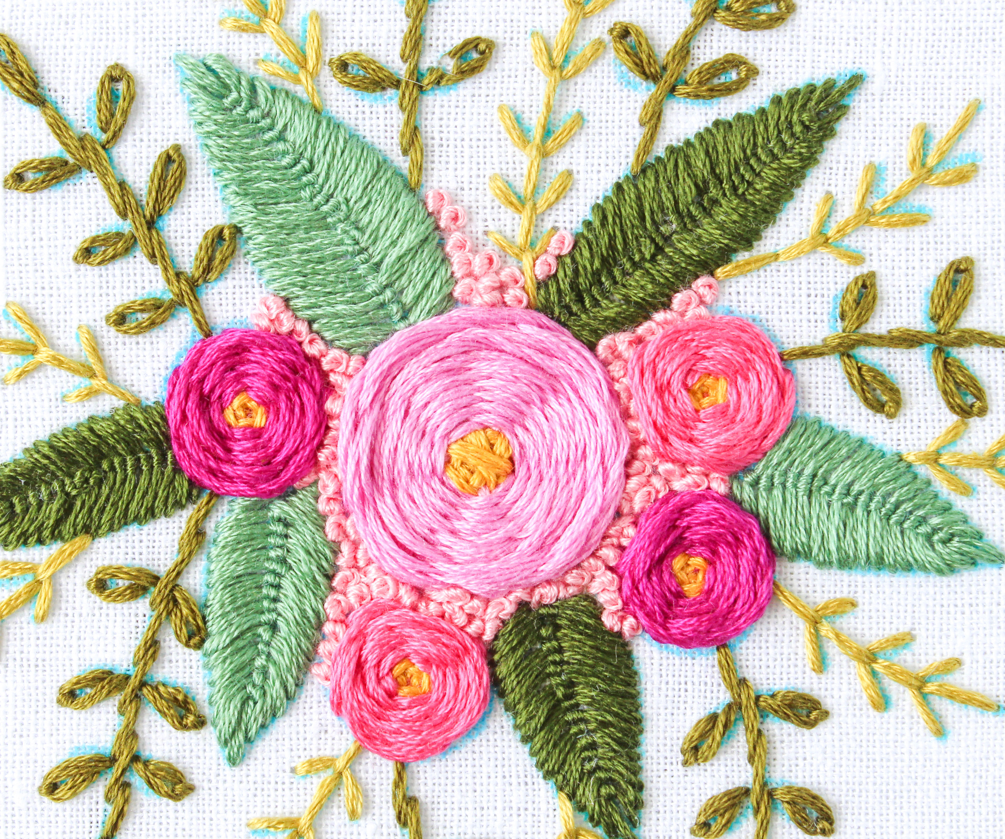 Embroidery Flower Pattern How To Hand Embroider Flowers 7 Steps With Pictures