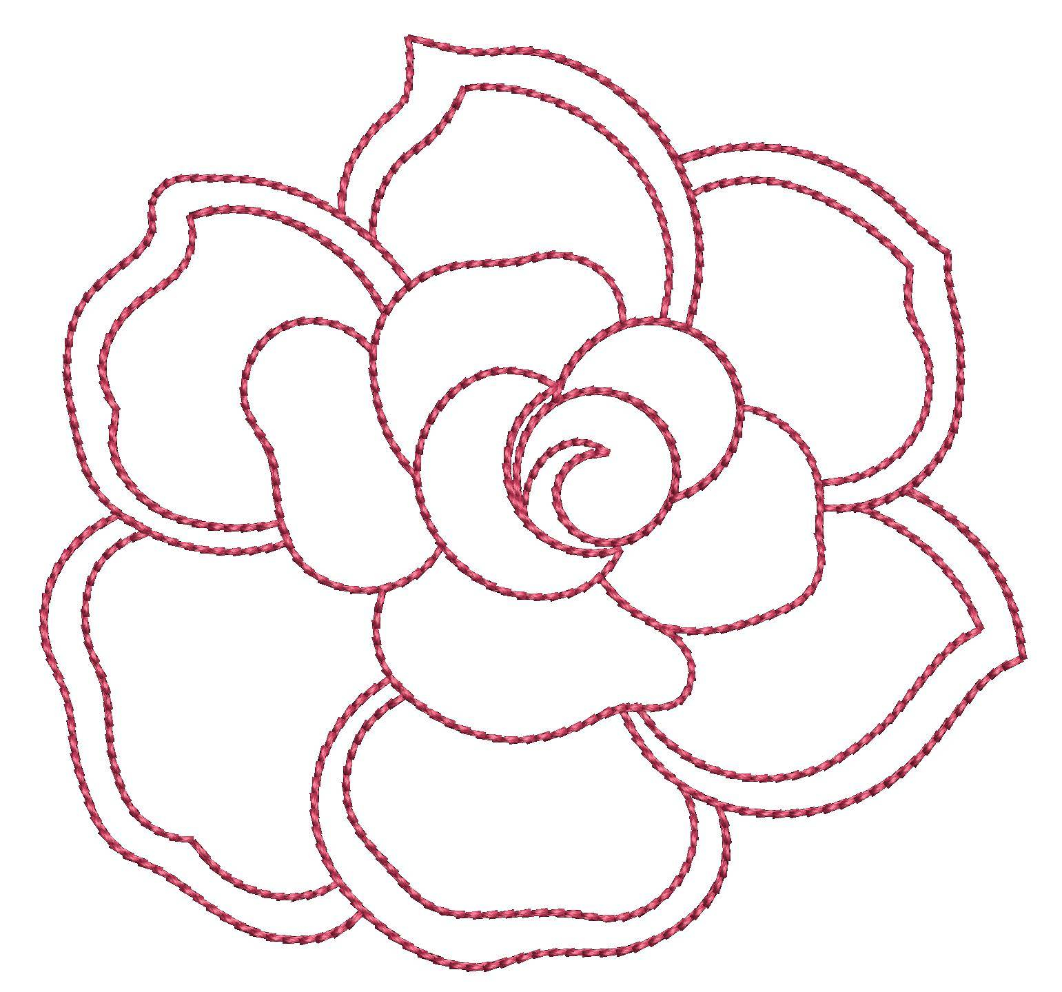 Embroidery Flower Pattern Outline Flower Embroidery Design Embroideryshristi
