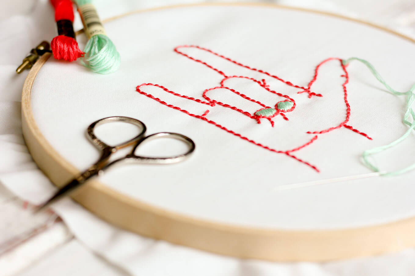 Embroidery For Beginners Free Patterns I Love You Free Embroidery Pattern Make Do Crew