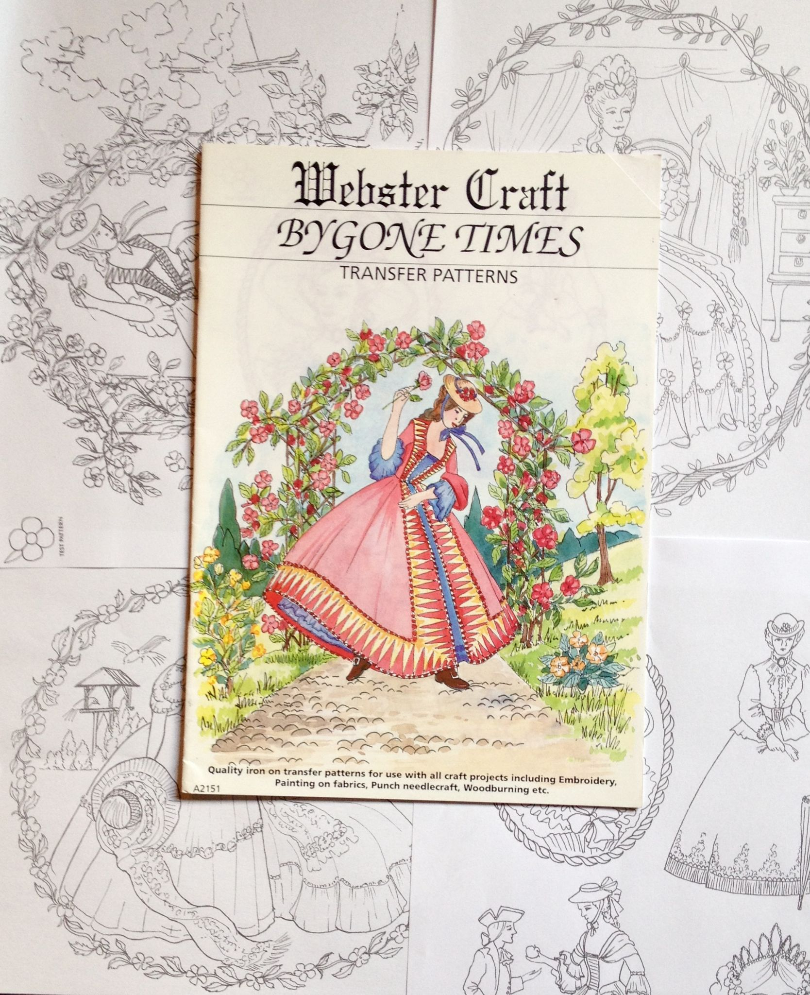 Embroidery Iron On Patterns Websters Crinoline Lady Pack Of 12 Assorted Iron On Embroidery Transfers