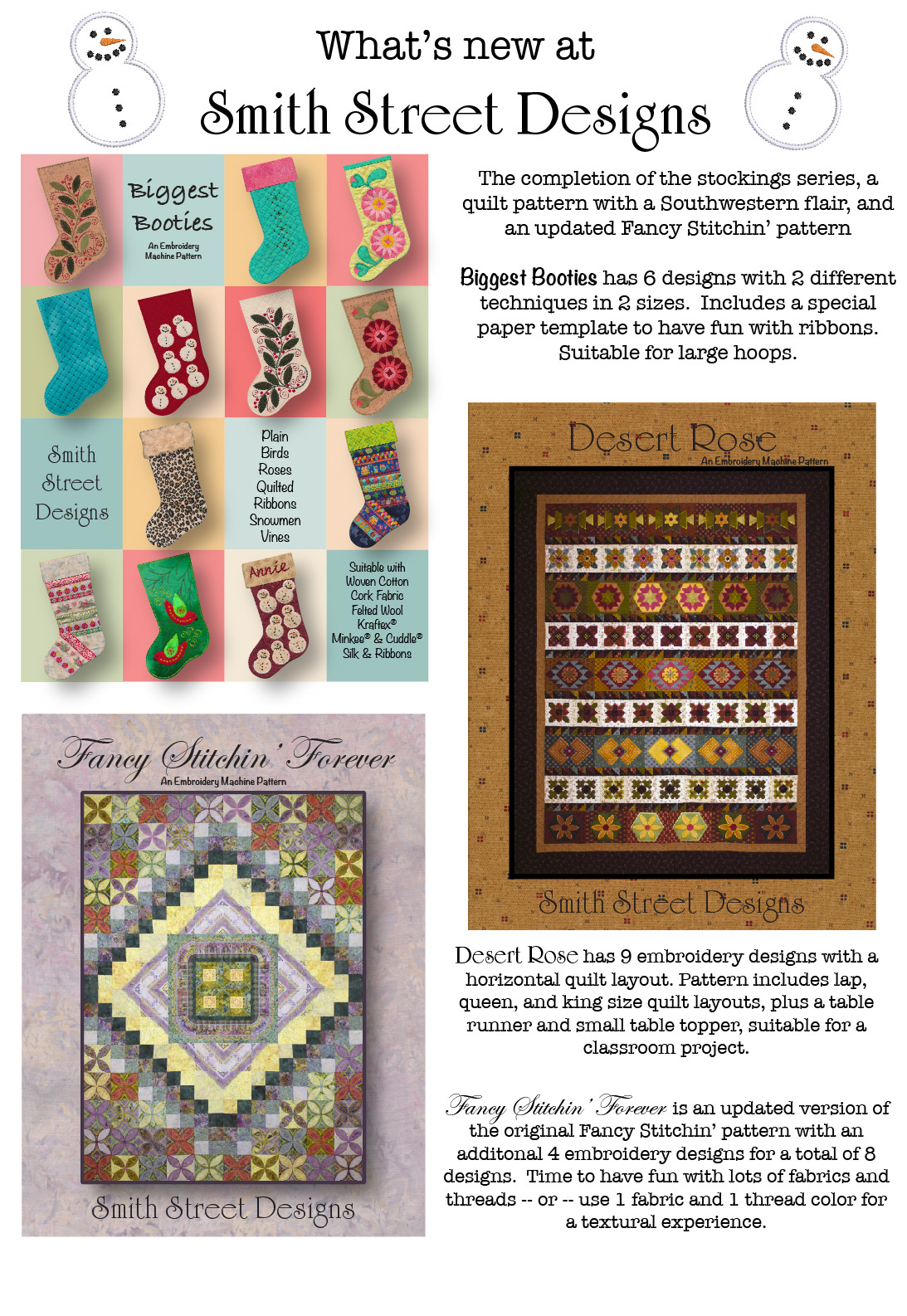 Embroidery Machine Patterns Designs Smith Street Designs