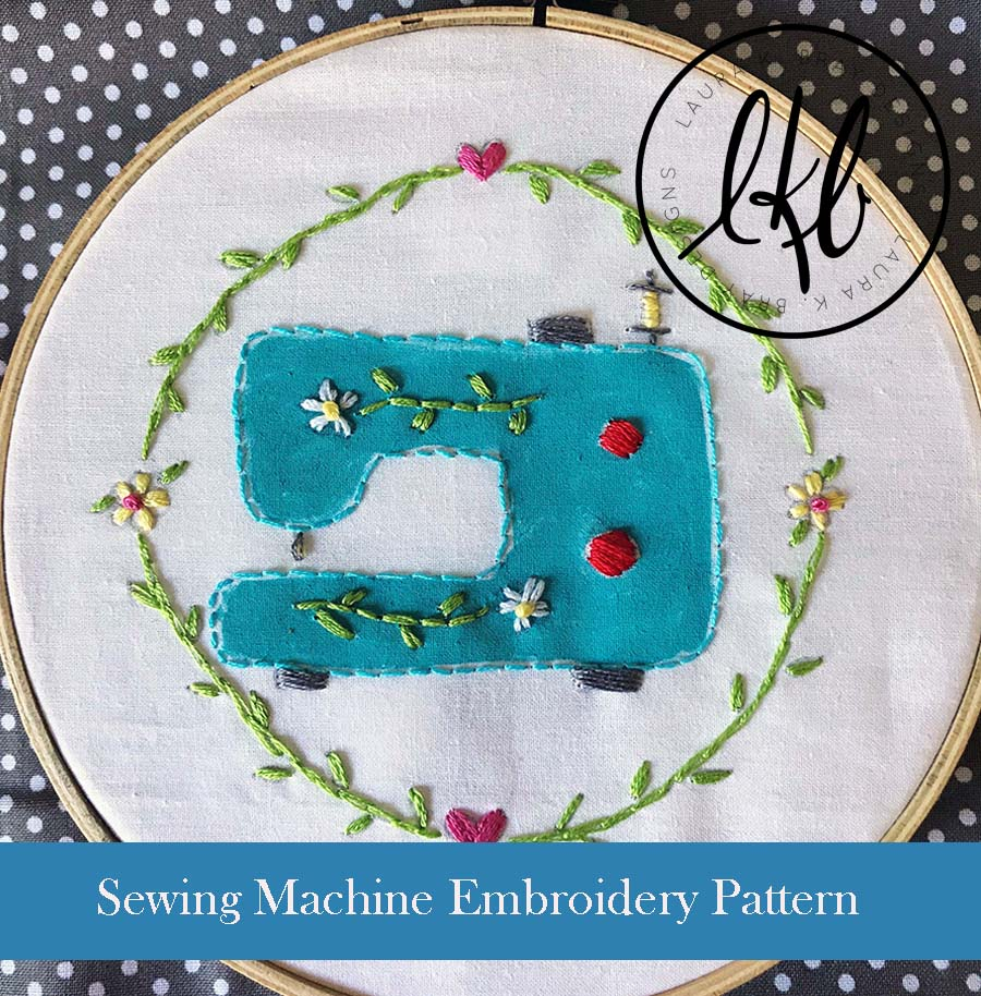 Embroidery Machine Patterns Sew Cute Embroidery Pattern Pdf Laura K Bray Designs