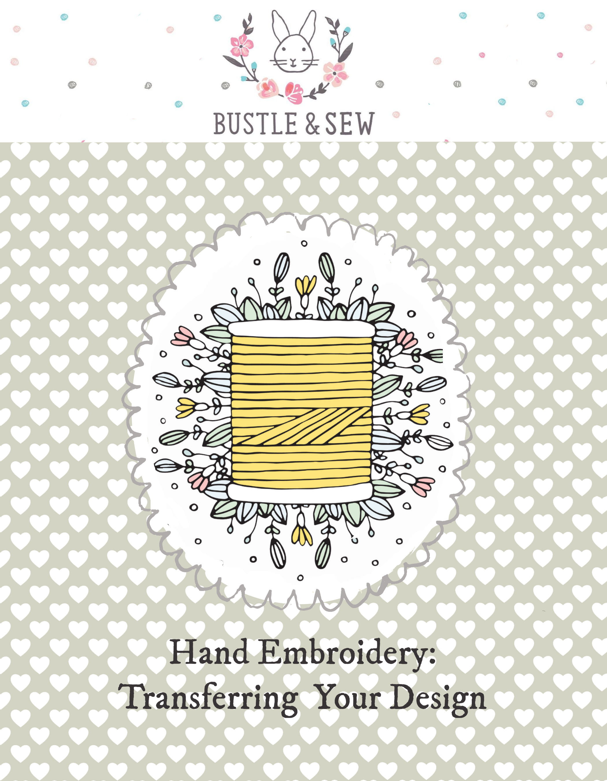 Embroidery On Paper Free Patterns Transfer Your Pattern The Easy Way Bustle Sew