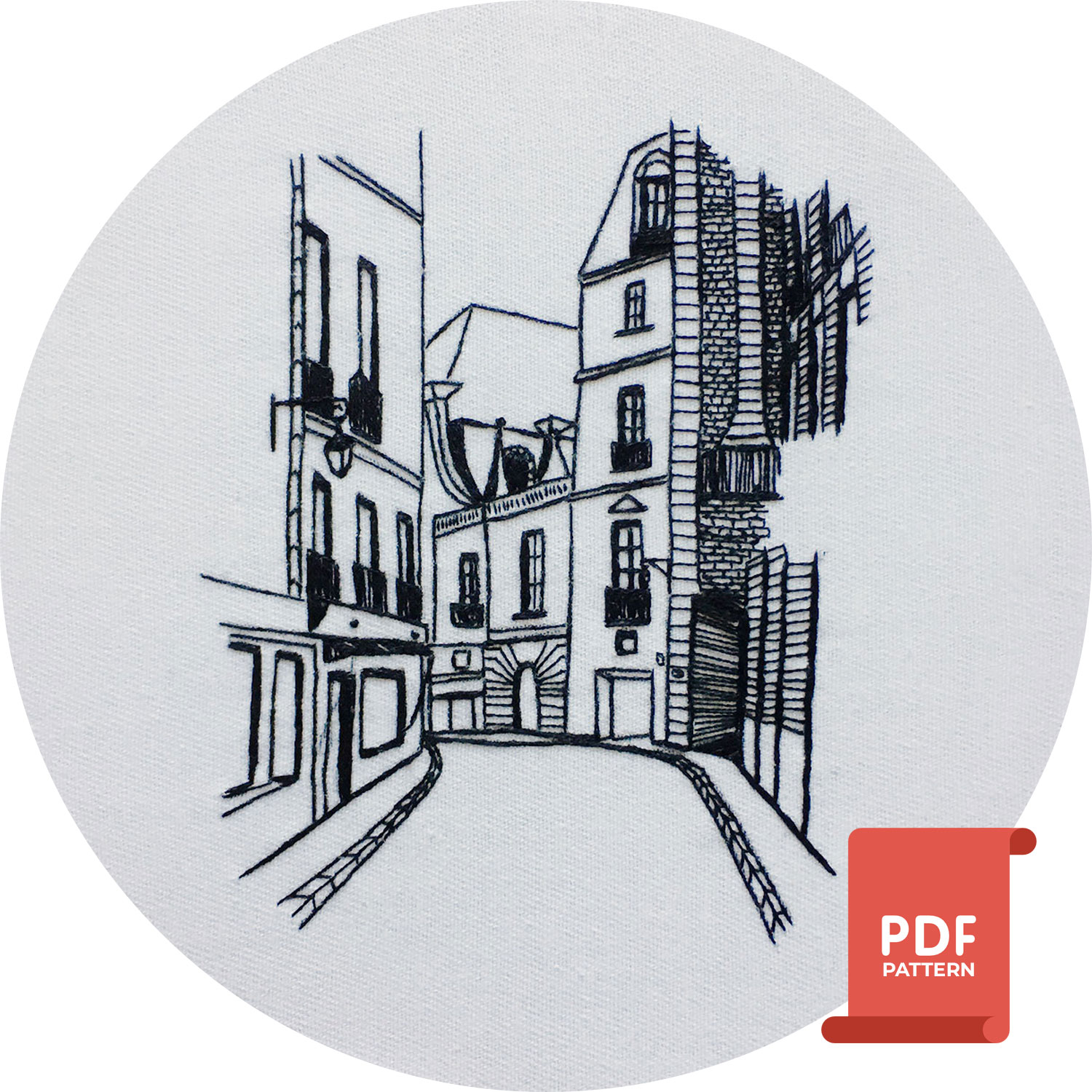 Embroidery Pattern Rue Daboukir Paris Hand Embroidery Pattern