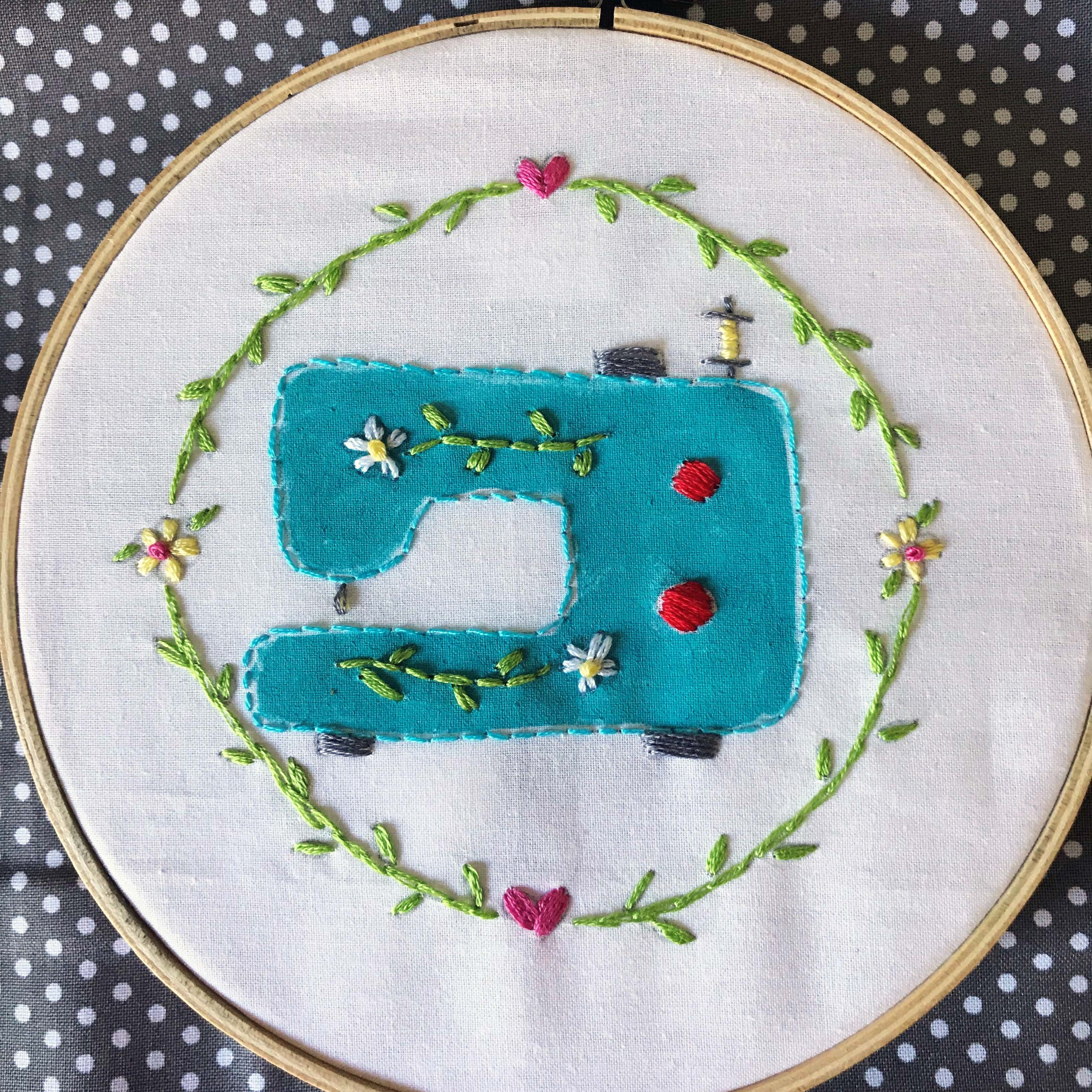 Embroidery Pattern Sew Cute Embroidery Pattern Pdf Laura K Bray Designs