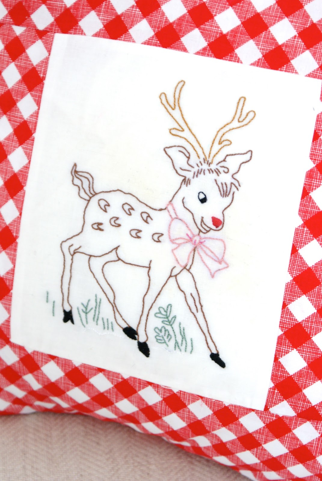 Embroidery Patterns Christmas Messyjesse A Quilt Blog Jessie Fincham Christmas Reindeer