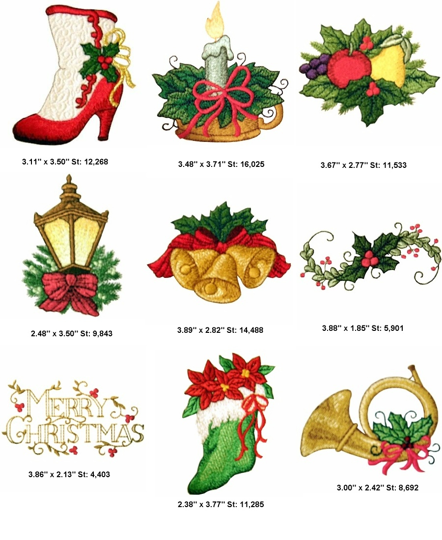 Embroidery Patterns Christmas Victorian Christmas Machine Embroidery Designs 1999 Golden