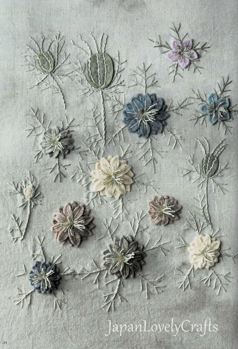 Embroidery Patterns Flowers Japanese Hand Embroidery Flower Patterns With Vegetable Dyes Embroidered Floral Plant Art Tutorial Japanese Embroidery Pattern Book