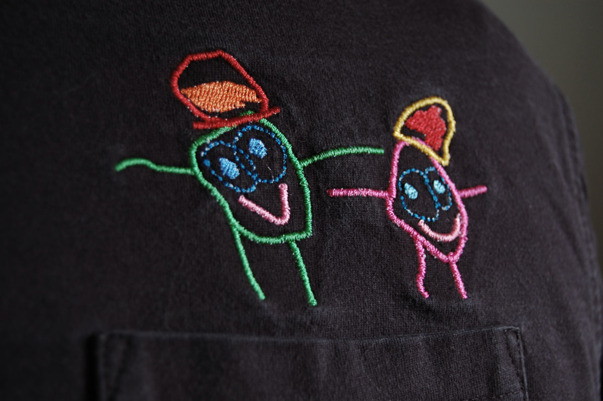 Embroidery Patterns For Kids From Kids Drawing To Embroidery Design Weallsew
