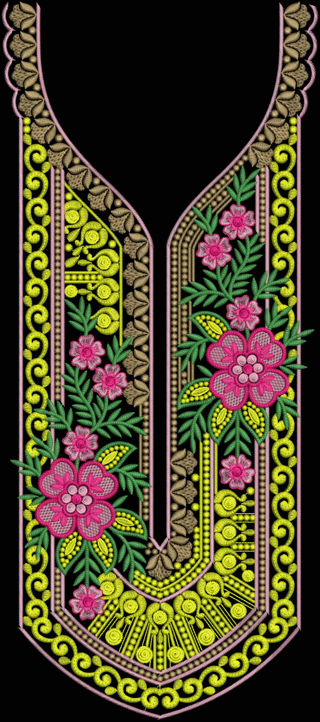 Embroidery Patterns For Sale Neck Embroidery Designs