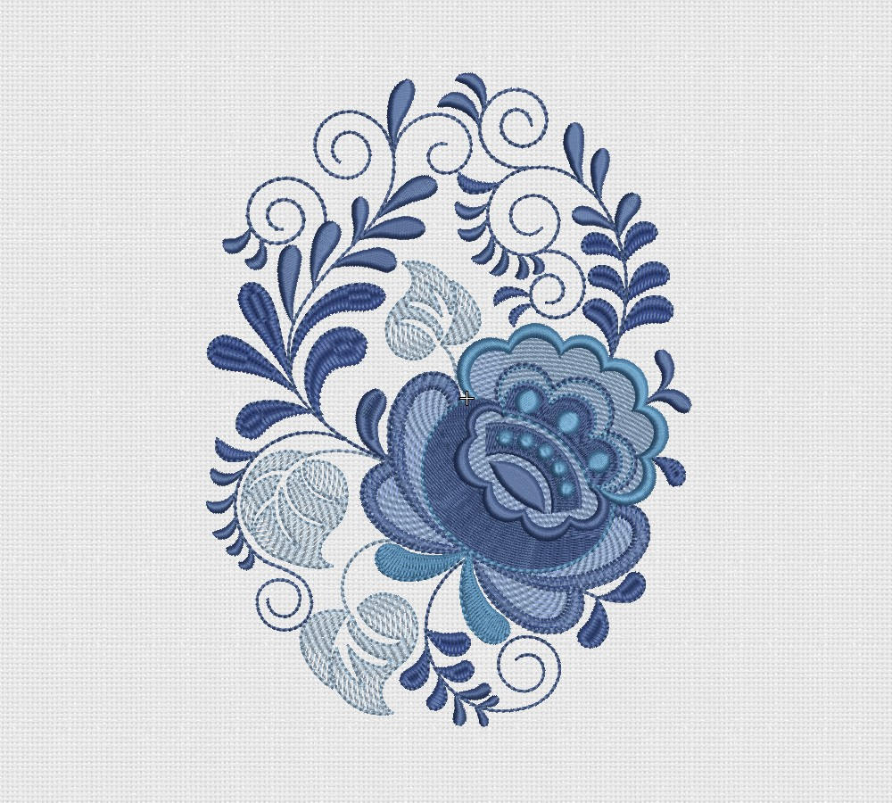 Embroidery Patterns For Sale Russian Gzhel Machine Embroidery Design Instant Download Embroidery Design Oval Folk Blue Gzhel Design 6x8 Machine Designs Sale Floral