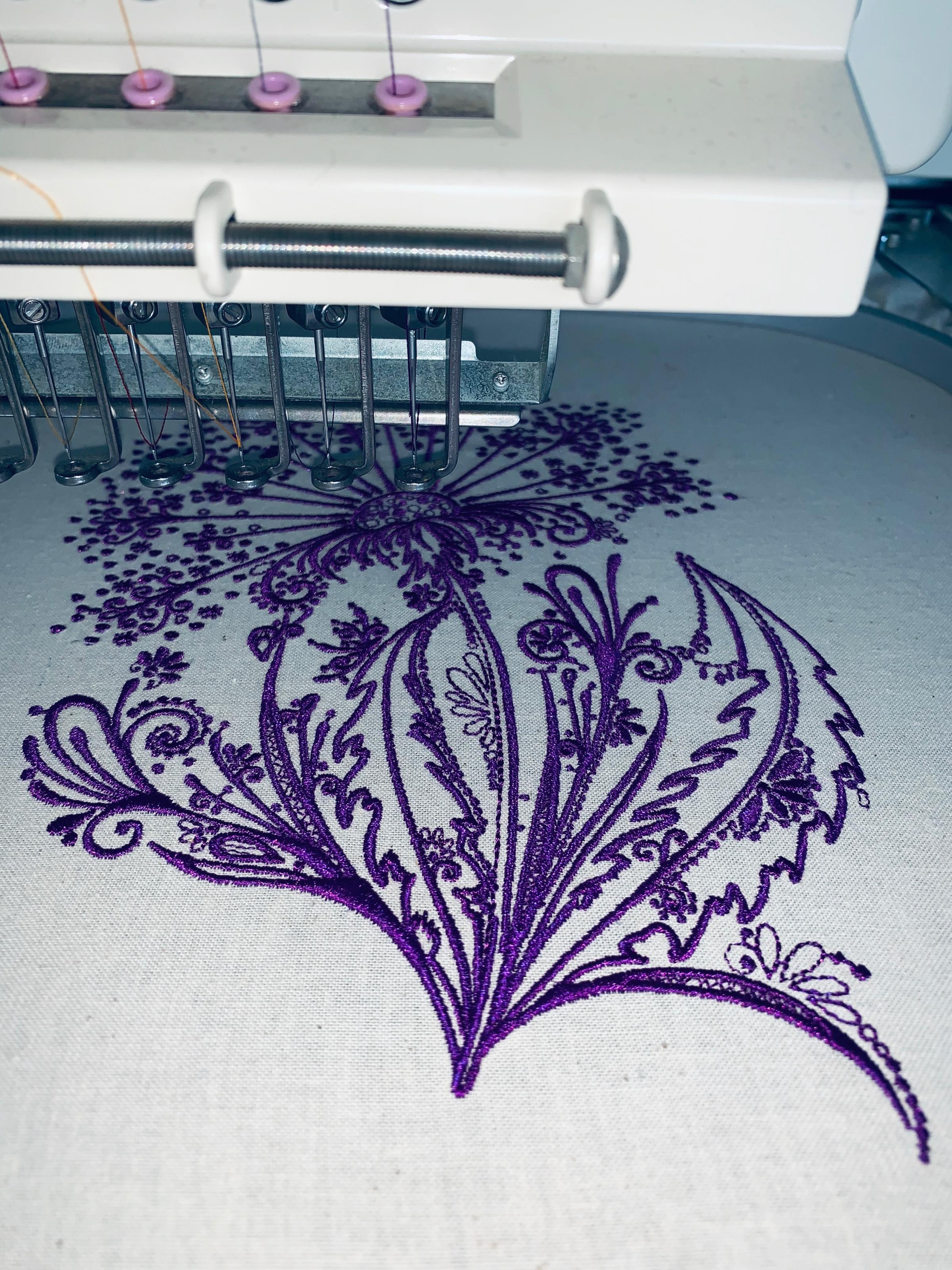 Embroidery Patterns For Sewing Machines Dandelion Embroidery Design In Sewing Machine Flowers Embroidery