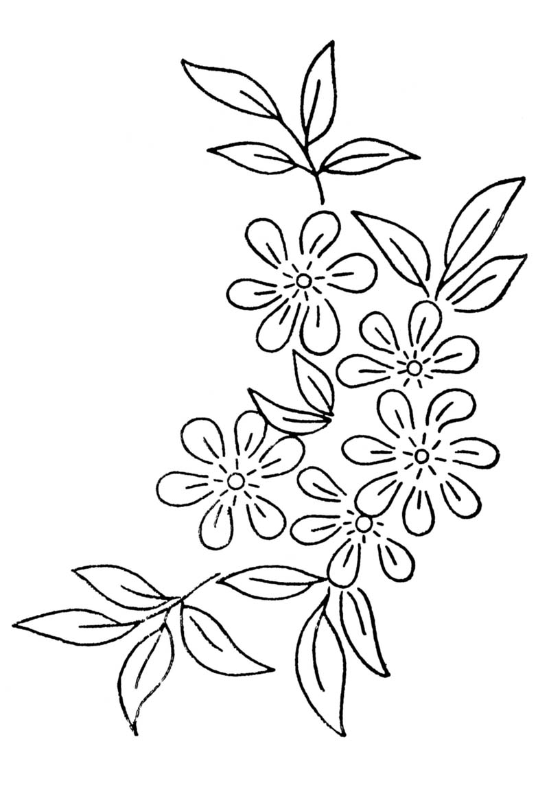 Embroidery Patterns Free Embroidery Transfer Patterns Vintage Flowers French Knots