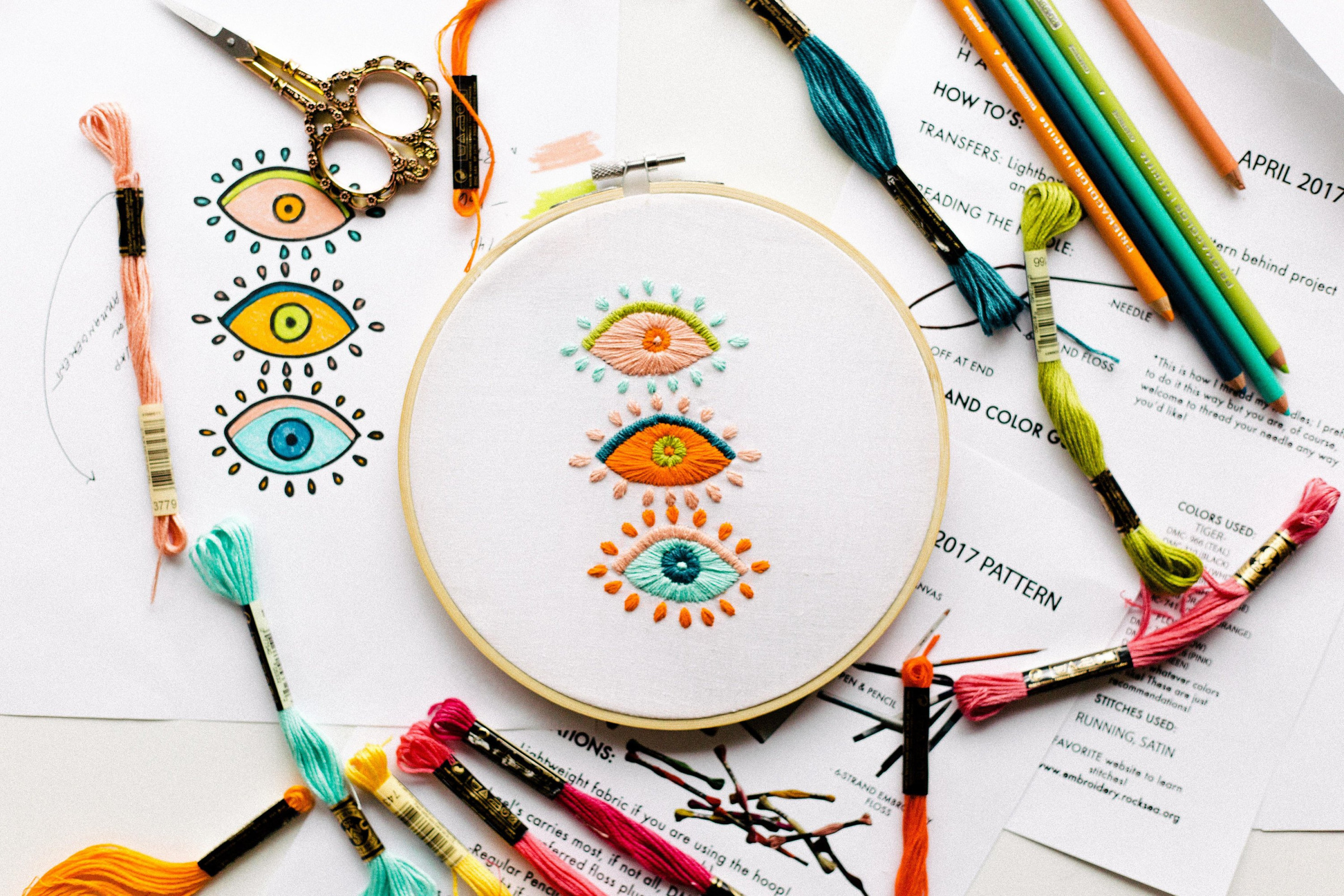 Embroidery Patterns Pdf Hand Embroidery Patterns For Beginners Beautiful Seeing Eyes Hand