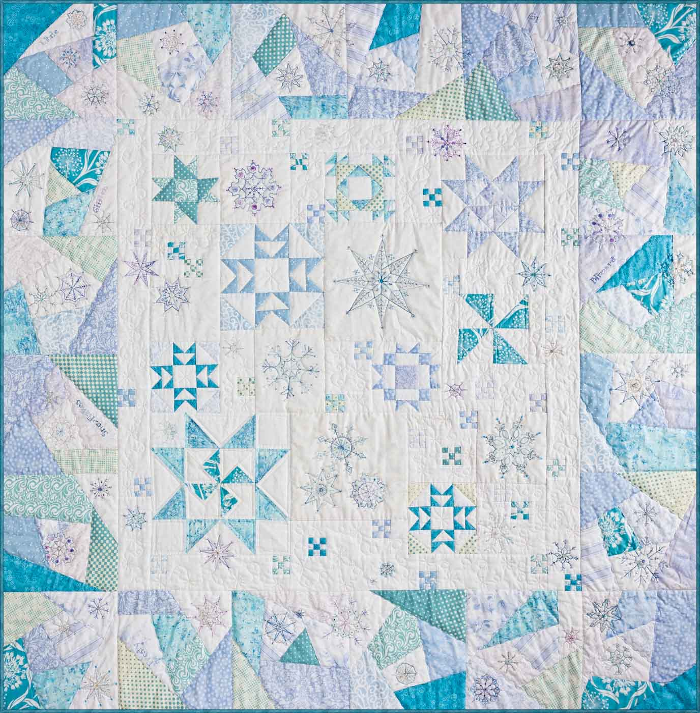 Embroidery Quilt Patterns Quilt Pattern Snow Flurries