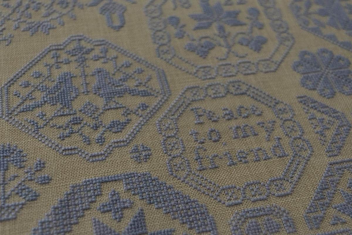 Embroidery Sampler Patterns New Quaker Sampler Modern Folk Embroidery