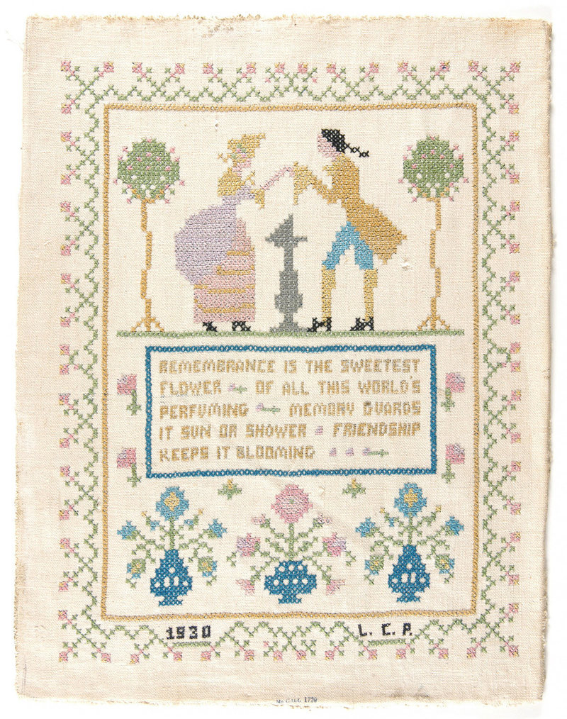 Embroidery Sampler Patterns Why A Museum Owns A Chocolate Companys Embroidery Collection