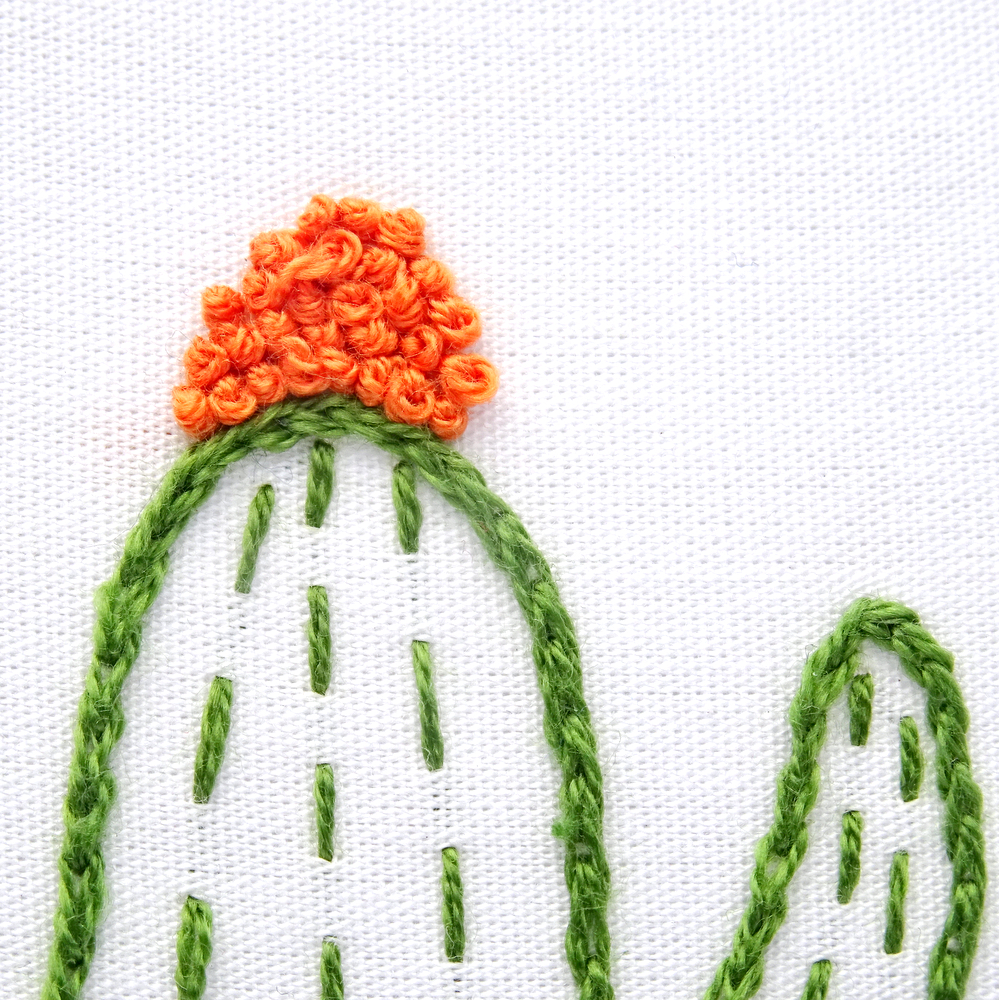 Embroidery Stitch Patterns Cactus Trio Hand Embroidery Pattern