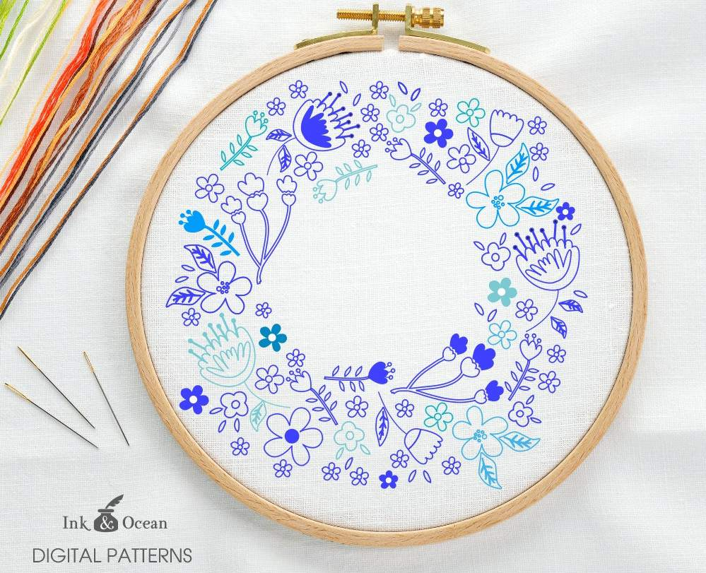 Fish Embroidery Patterns 10 Wreath Embroidery Patterns For Any Time Of Year