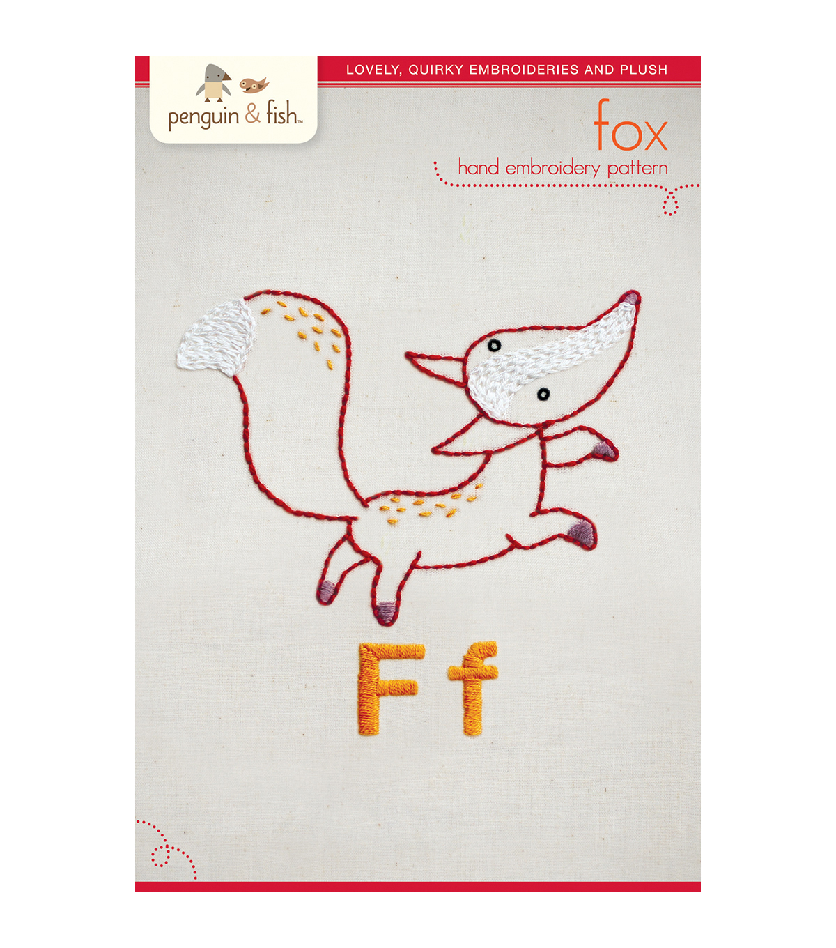 Fox Embroidery Pattern Penguin Fish Embroidery Patterns Fox
